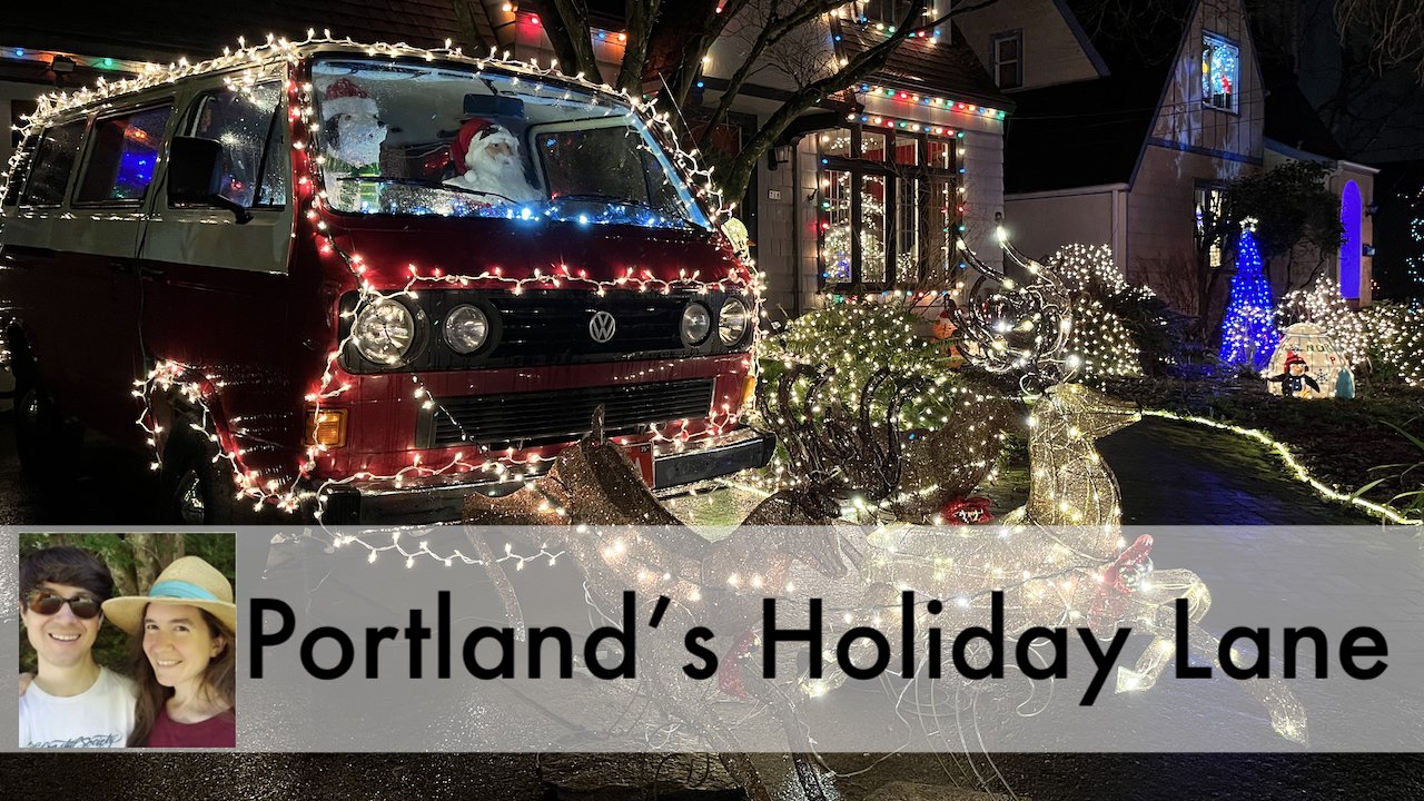 Where to See Holiday Lights in Portland: Peacock Lane